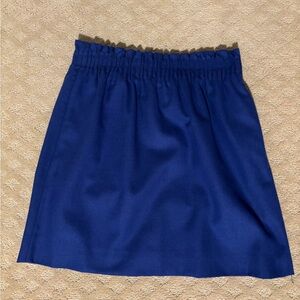 J. Crew Royal Blue Mini Skirt